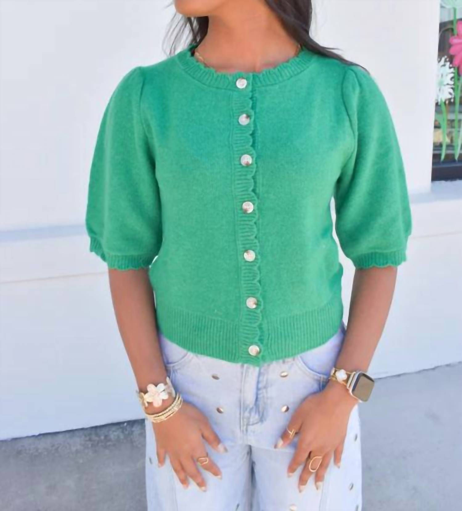 Tcec - Button Front Closure Cardigan
