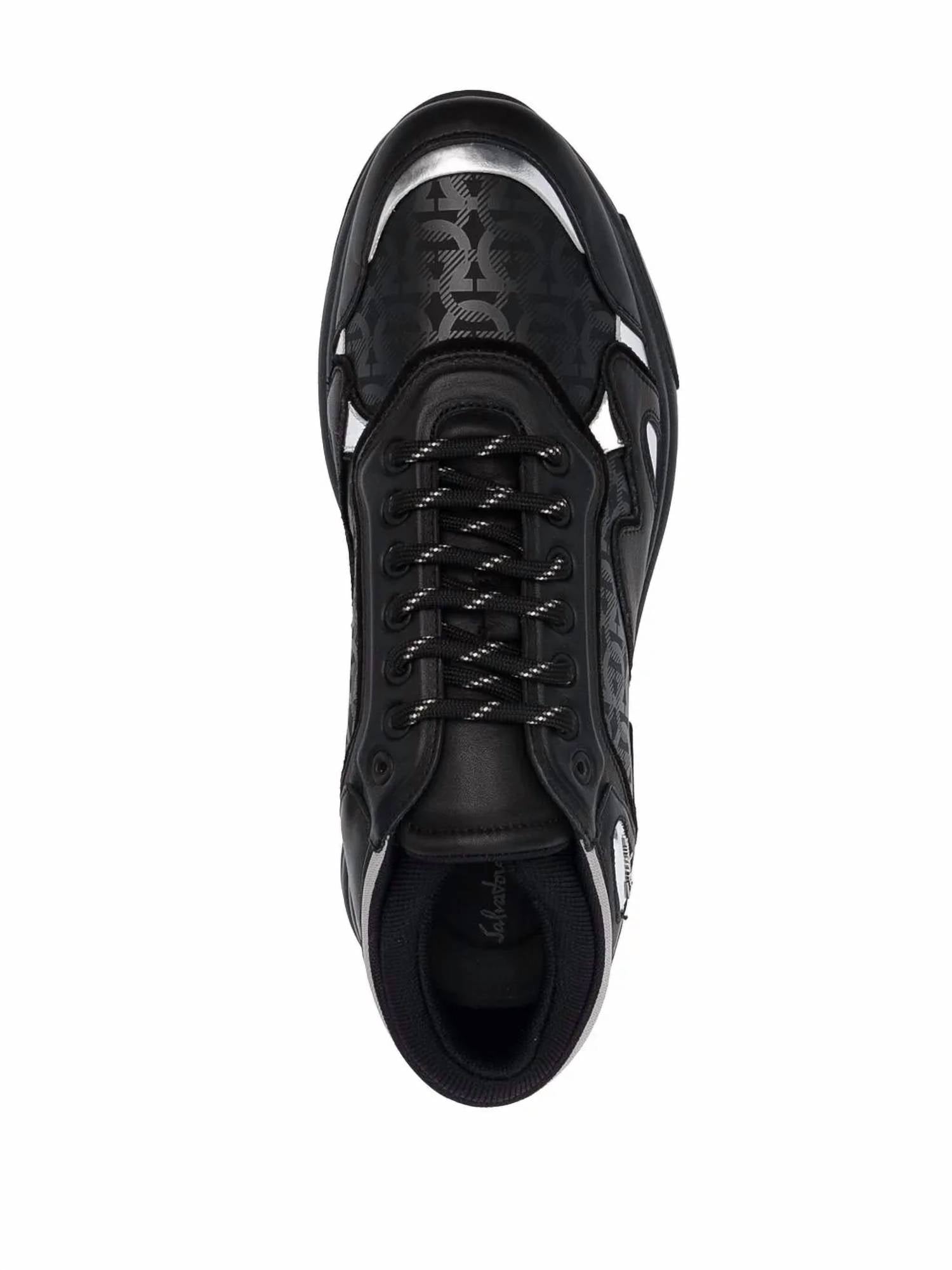 Salvatore Ferragamo - Men's Gancini Rainbow Low-top Sneakers
