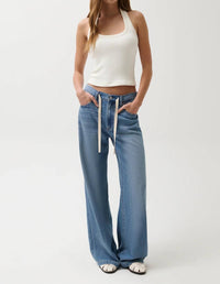 Pistola - Jadyn Mid Rise Drawstring Jeans