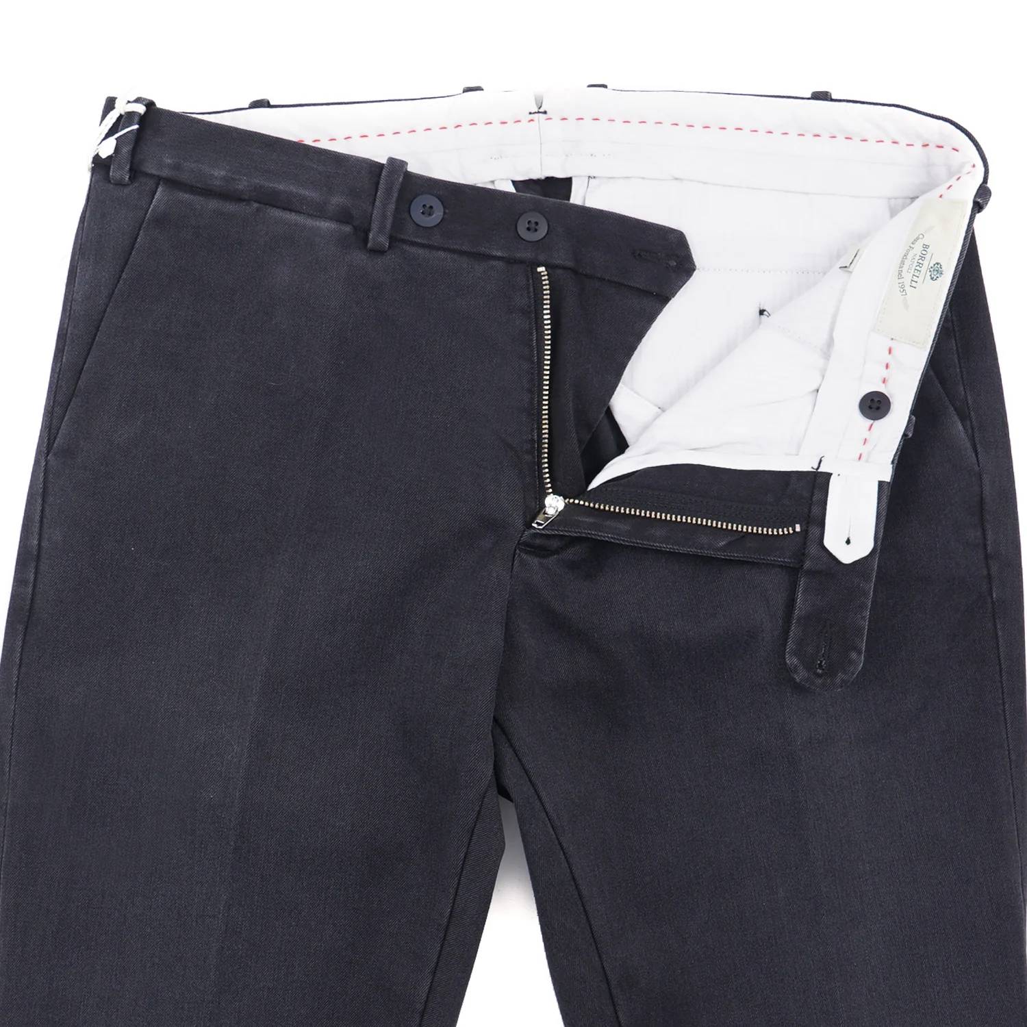 Luigi Borrelli Napoli - Men's Slim-fit Denim Chinos