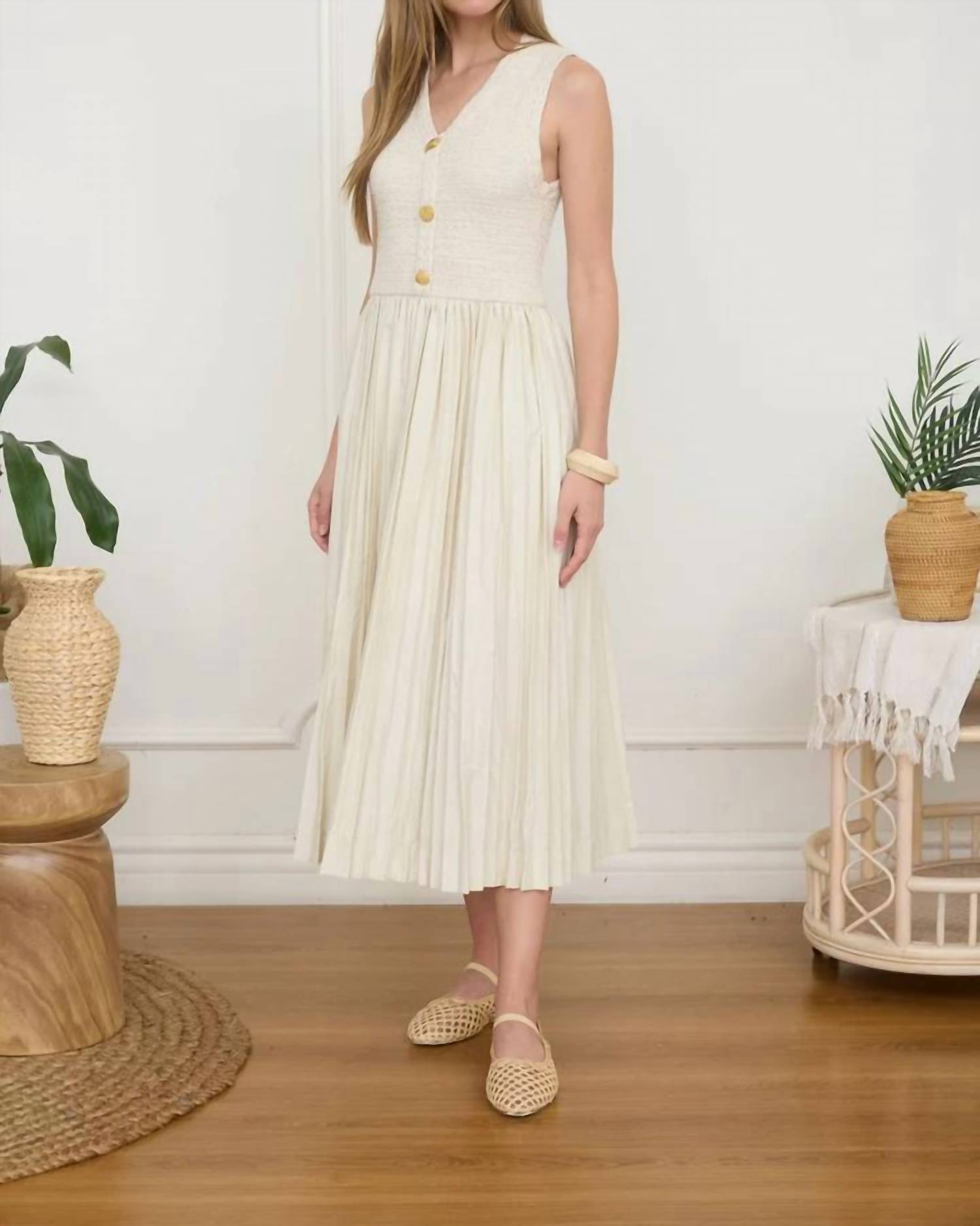 Zoe And Claire - Shell-shocked Honey Dress