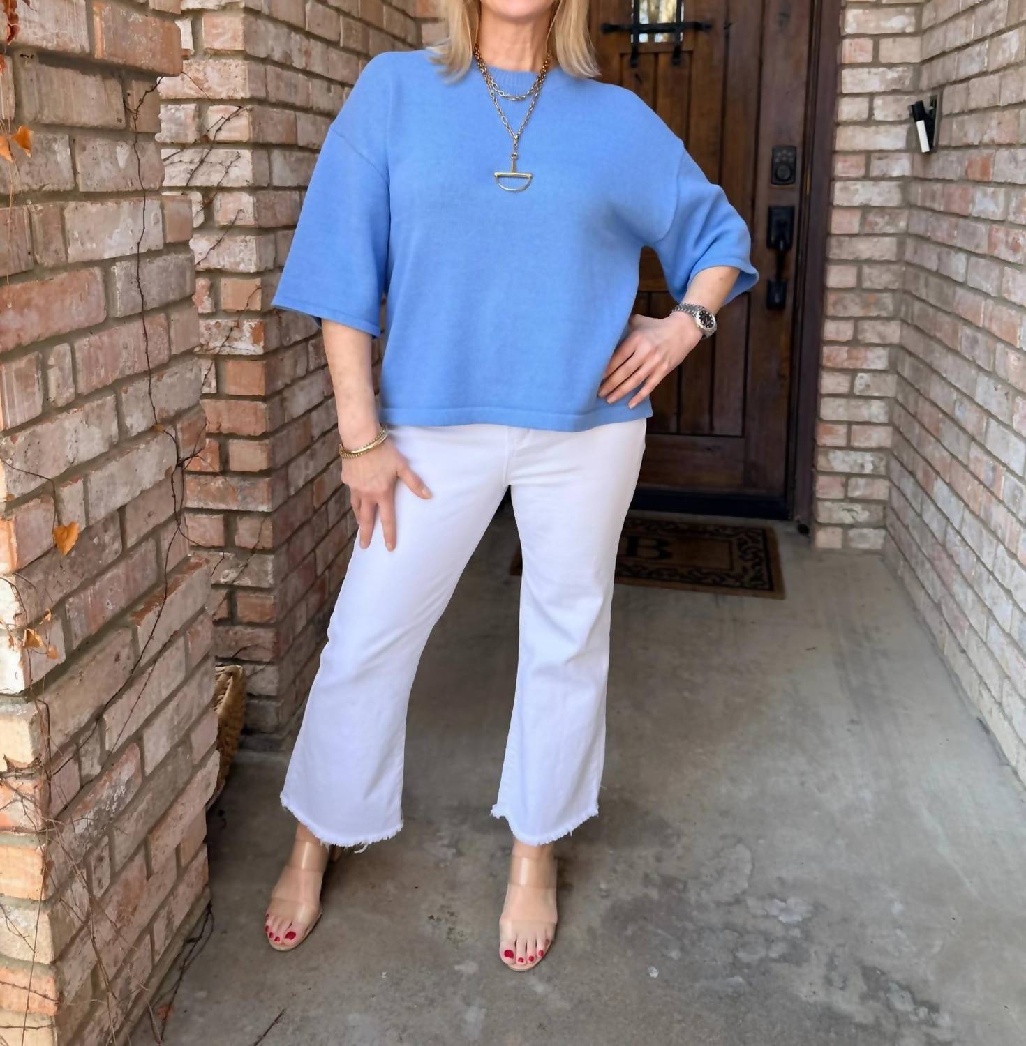 Entro - Short Sleeve Pullover Top