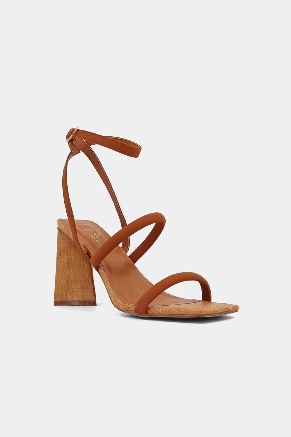 SHU SHOP Women's Evangeline Heels in cognac - women's heels