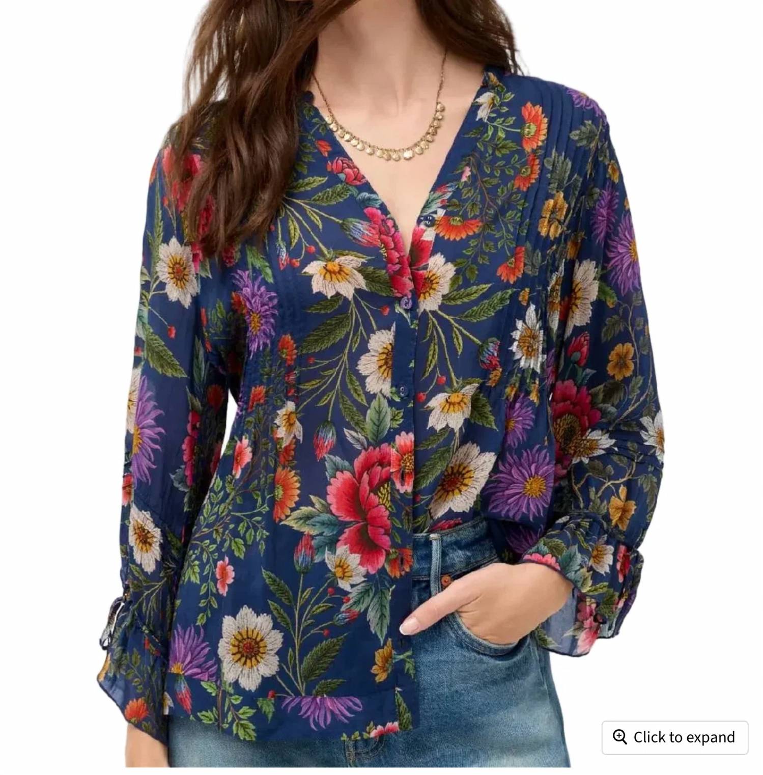 Johnny Was - Darmis Long Sleeve Blouse