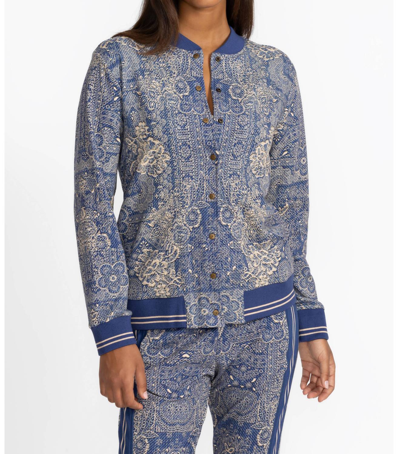 Johnny Was - French Terry Bomber Jacket