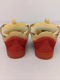 LANVIN Women's Curb Radiant Spray Effect Low Top Sneakers in yellow red - women's sneaker - view 5