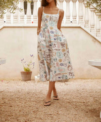 Astr - Ansley Midi Print Dress