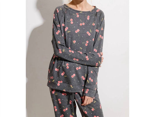Phil Love - All Over Cherry Lounge Top & Pant Set