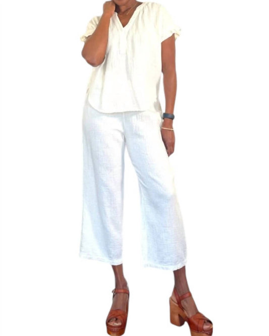 Bobi - Shirred Dolman Top