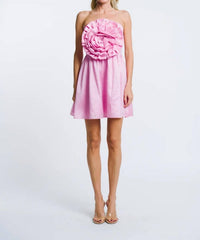 Ciebon - Mischa 3D Flower strapless Dress