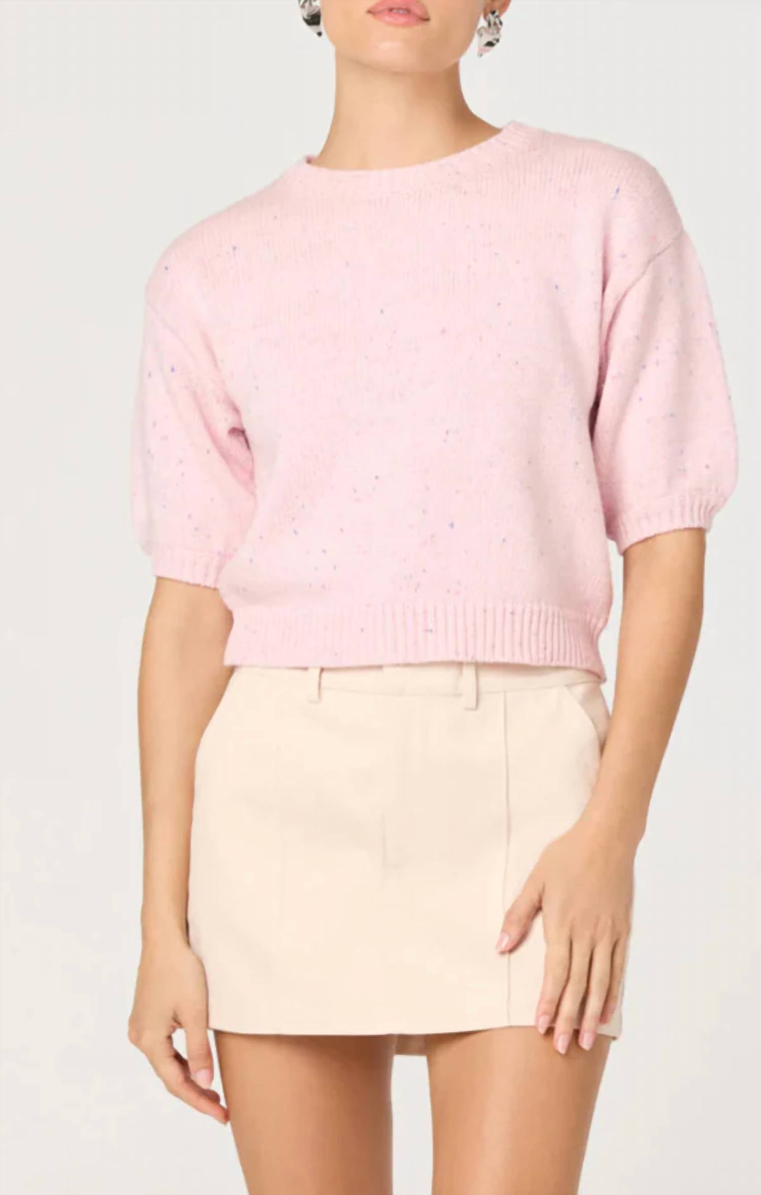 Astr - Colette Puff Sleeve Sweater