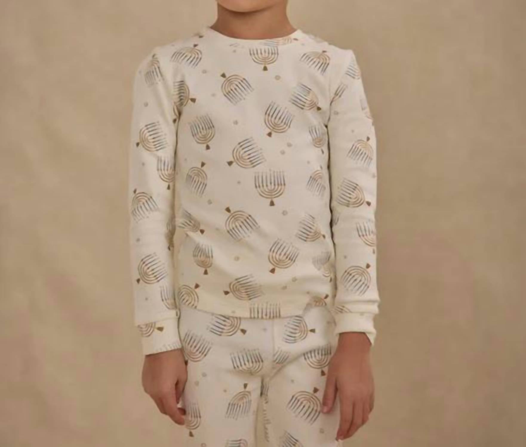 Rylee + Cru - Boy's Organic Long Sleeve Pajama Set