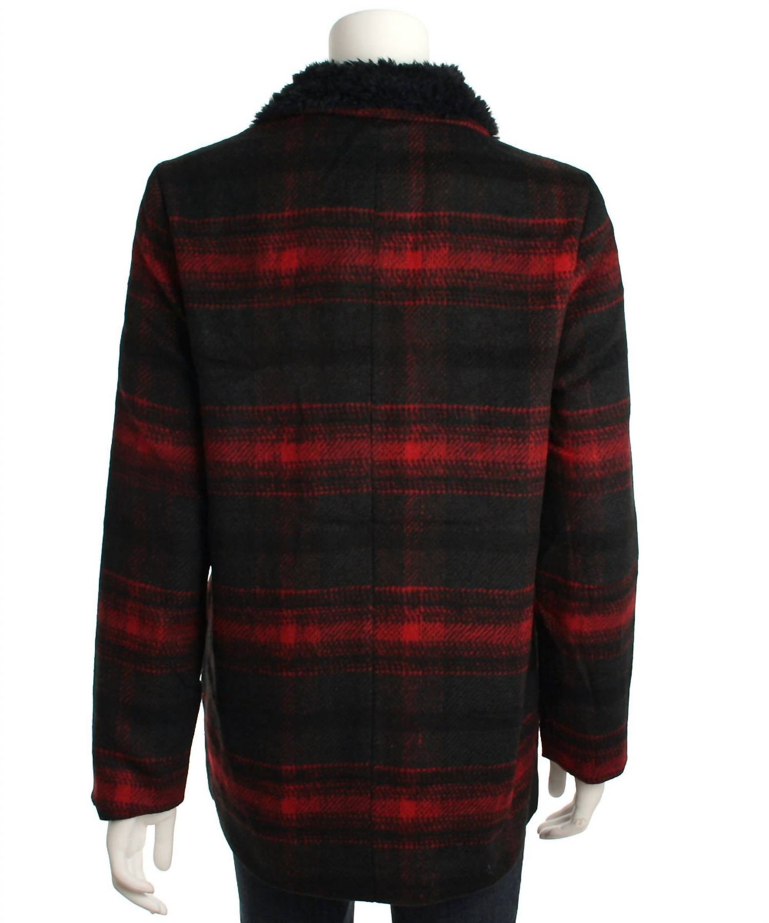 Jack By Bb Dakota - Rydell Plaid Wubby Collar Jacket