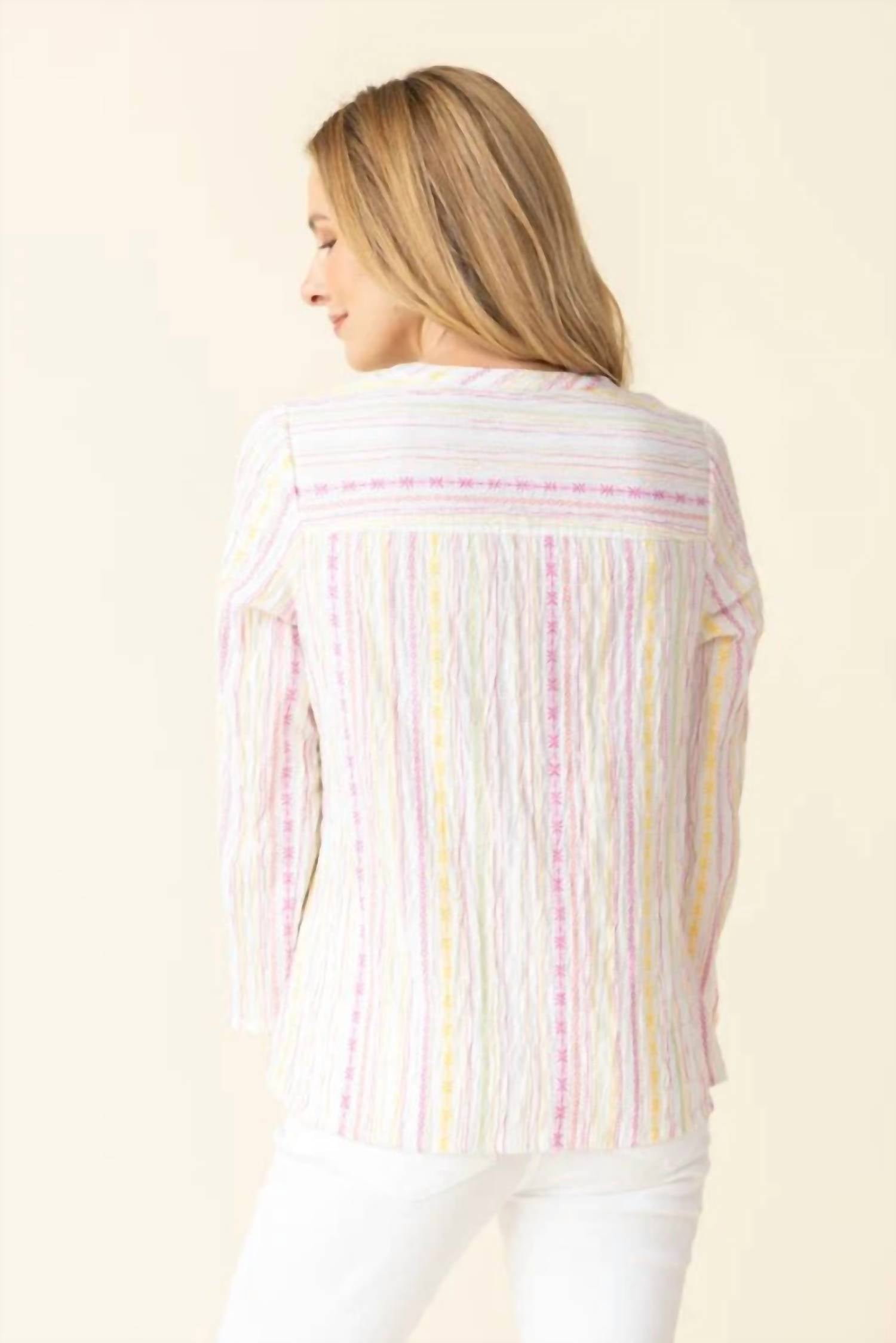 Habitat - Baja Weave Carmel Top