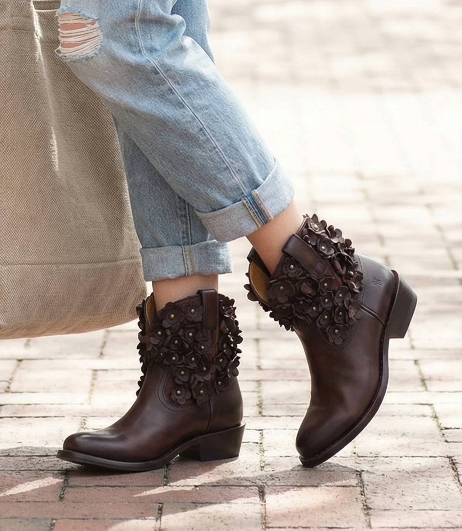 Frye - Women's Billy Flower Boots