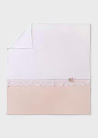 Mayoral - Floral Trim Blanket