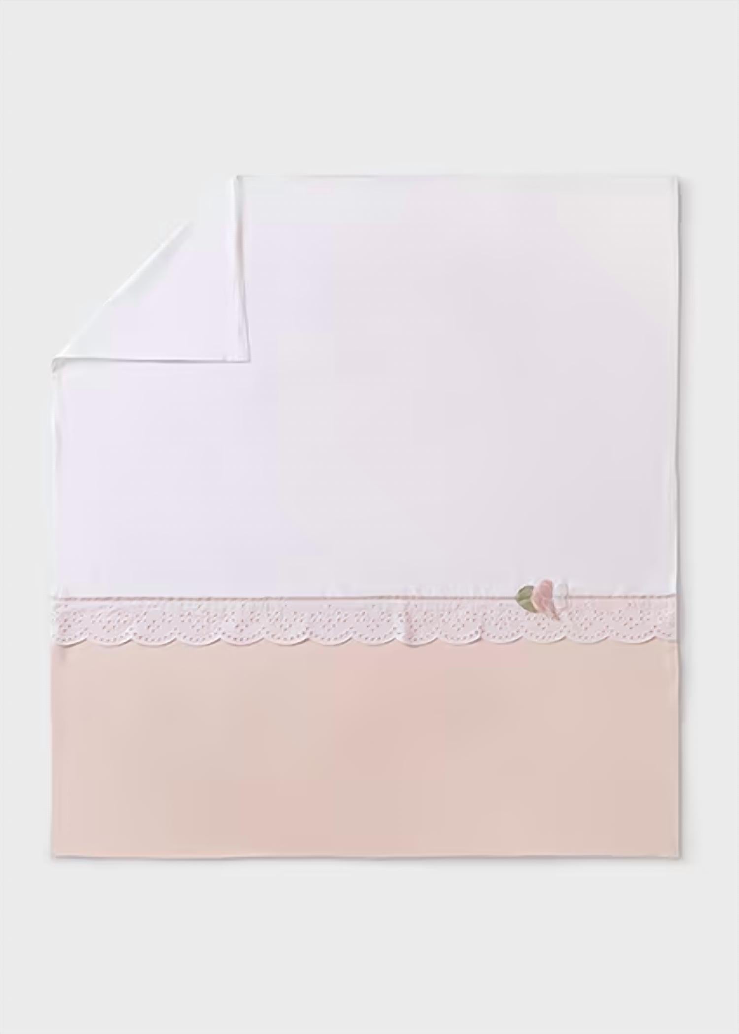 Mayoral - Floral Trim Blanket