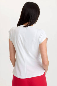 Xcvi - Arwen Soft Jersey Mock Neck Tee