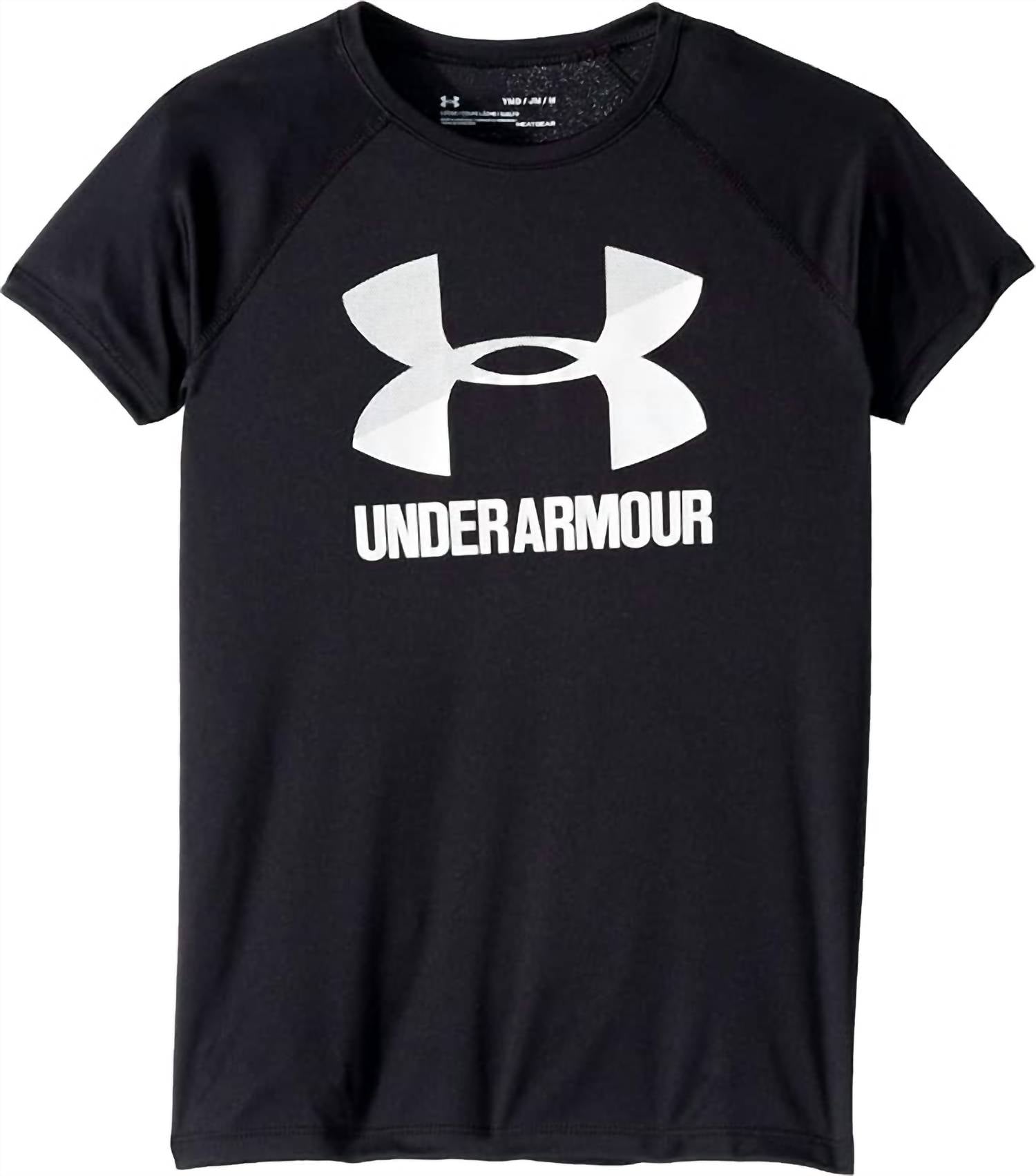 Under Armour - Girls' Big Logo Short Sleeve Tee