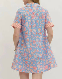 Entro - Seashell Printed Mini Dress