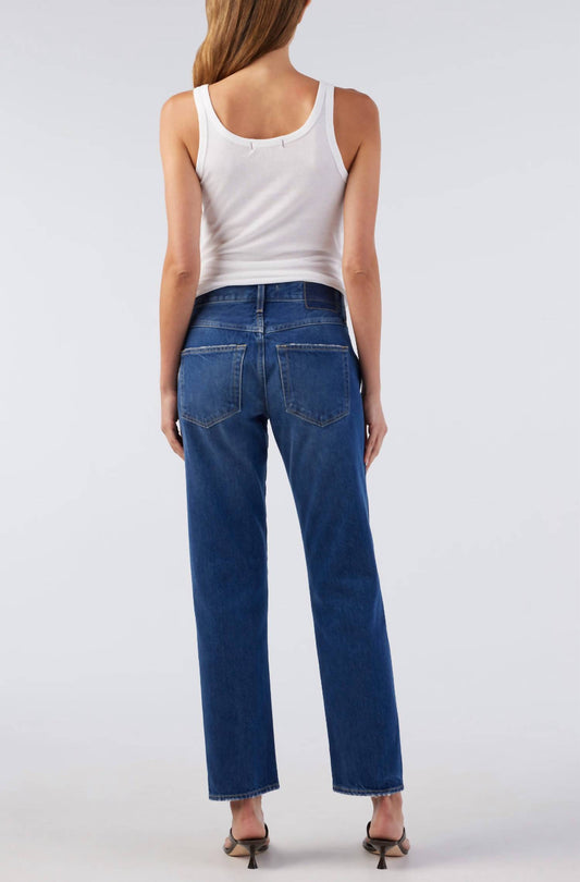 Amo - Libby Mid Rise Tapered Leg Jean