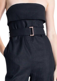Karina Grimaldi - Dove Linen Jumpsuit
