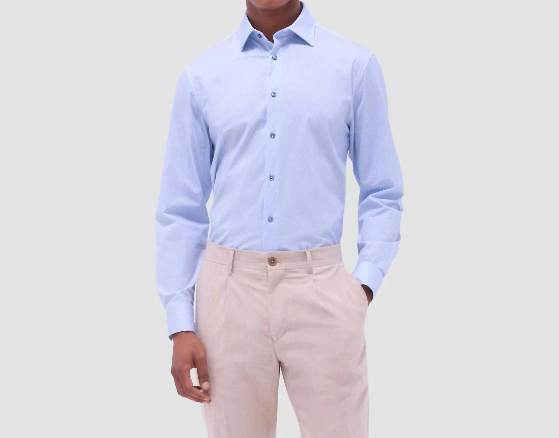 Bugatchi Uomo - James Honeycomb Oooh Cotton Shirt