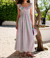 Pink City Prints - Susie Midi Dress