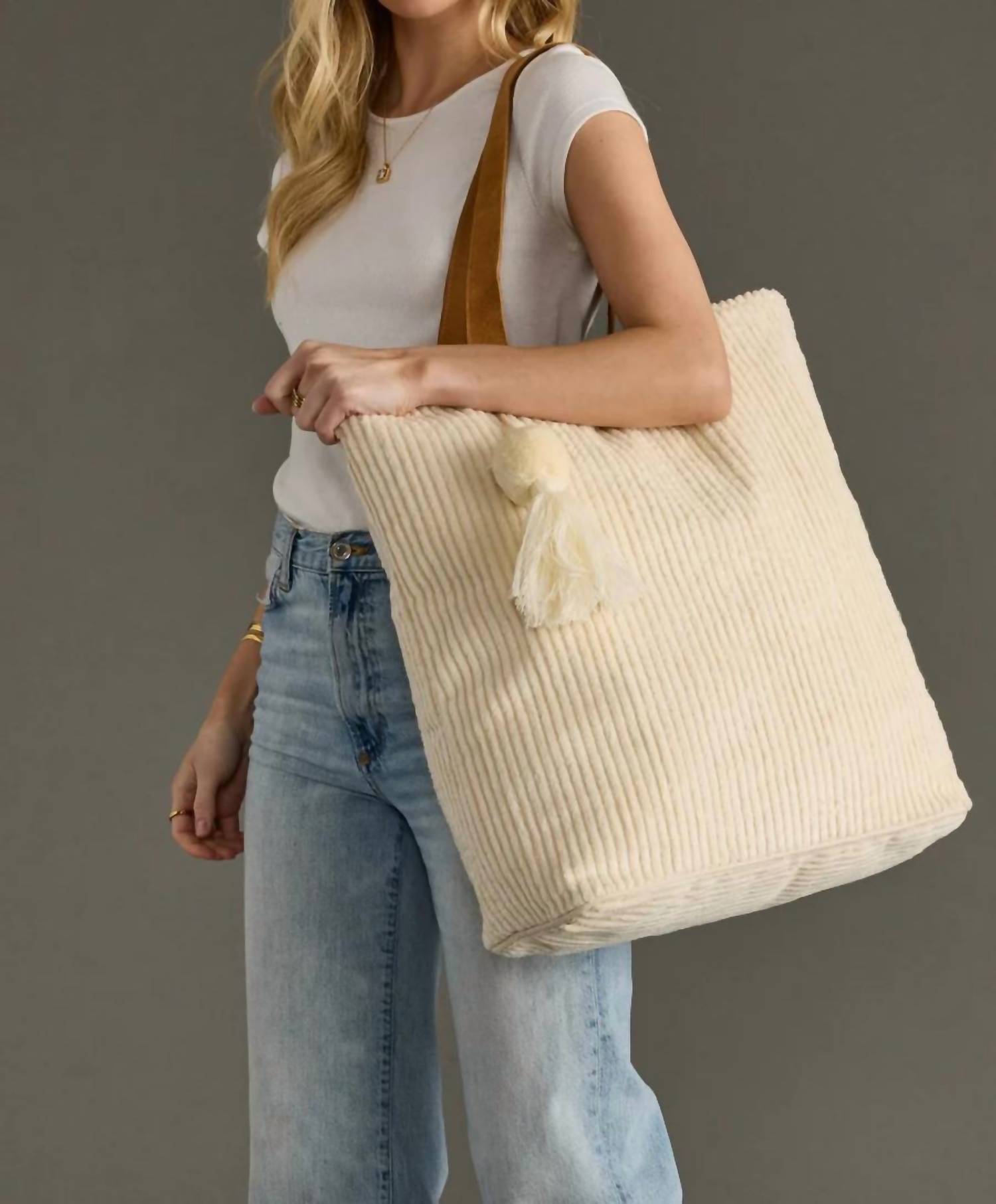 Panache - Women's Corduroy Tote Bag