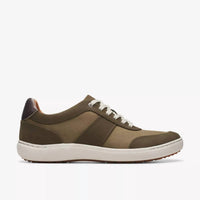 Clarks Women's Nalle Fern Sneakers in olive combination - women's sneaker