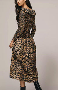 Damson Madder - Harper Shirred Midi Dress