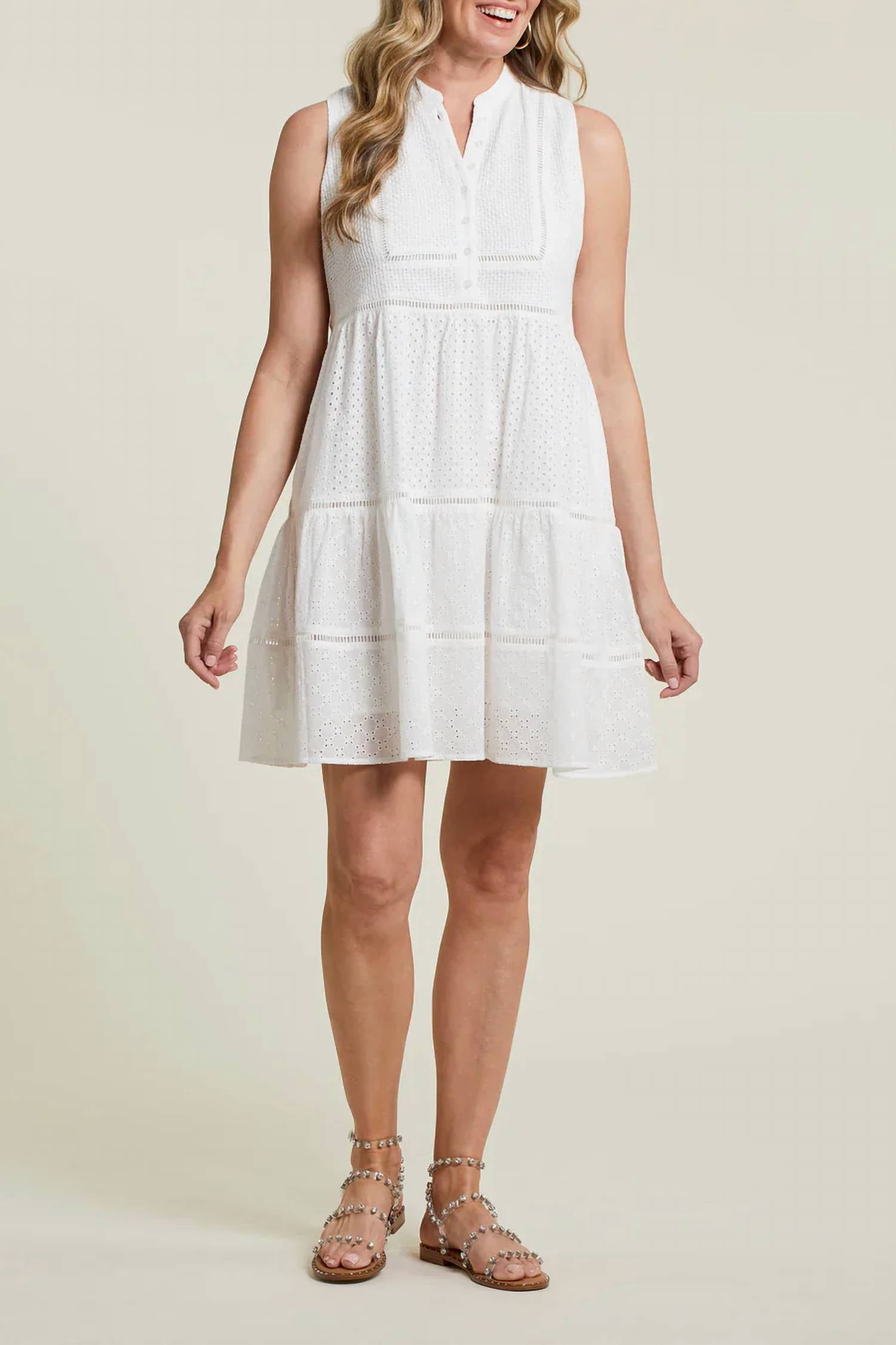 Tribal - Lola Lined Sleeveless Dress