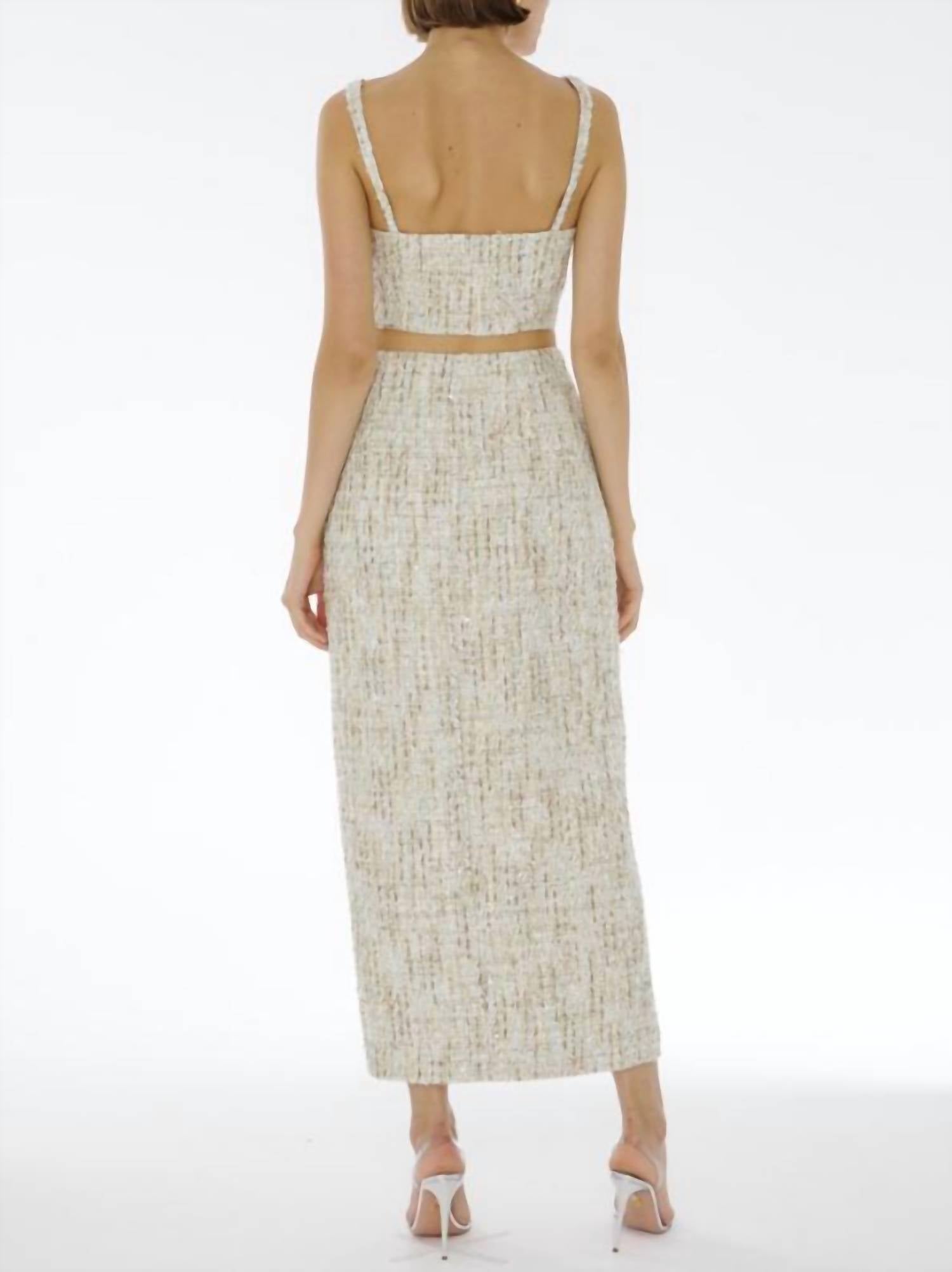 Toccin - Kate Tweed Wrap Skirt