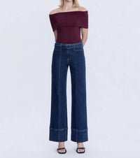 Flying Monkey - Jubilant Super High Rise Belt Strap Vintage Flare Jeans