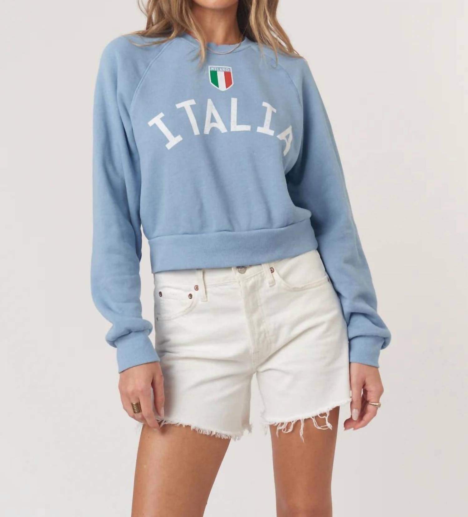Project Social T - Italia Shrunken Sweatshirt
