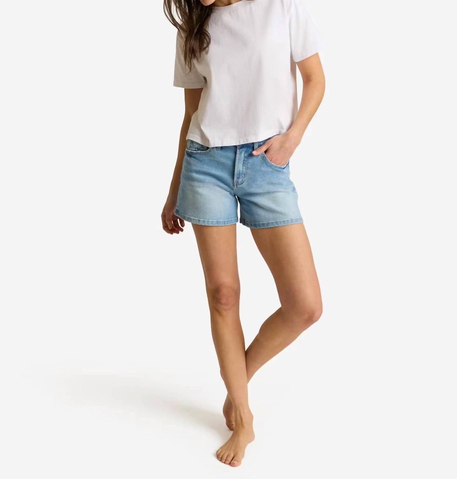 Vervet By Flying Monkey - High Rise Denim Shorts