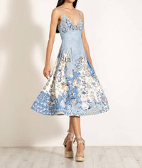 Ranna Gill - Aria Pleated Midi Dress