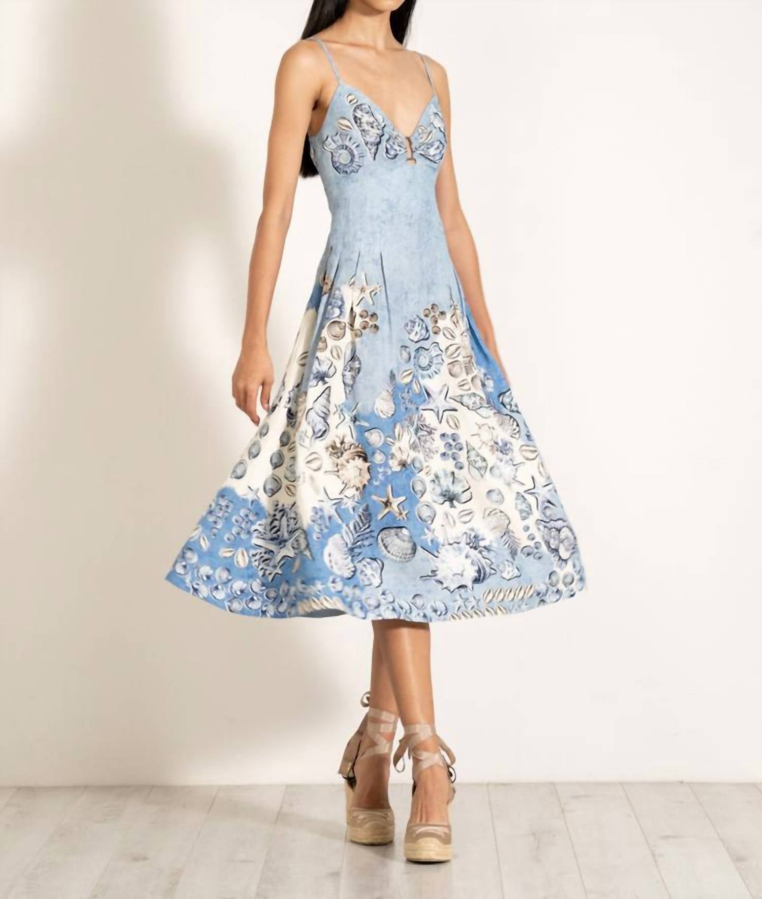 Ranna Gill - Aria Pleated Midi Dress