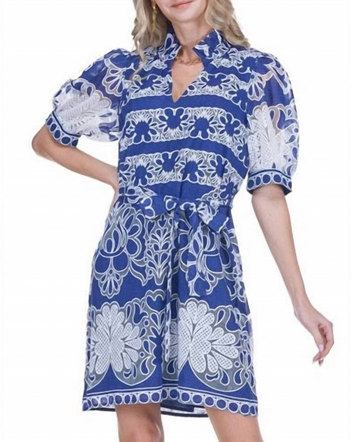 Jade - COLLAR CHEMISE DRESS
