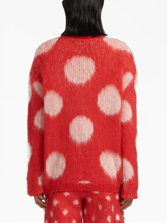 Marni - Polka-dot Intarsia Jumper Sweater