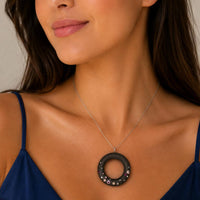 Gold & Honey - Women's Confetti Donut Necklace