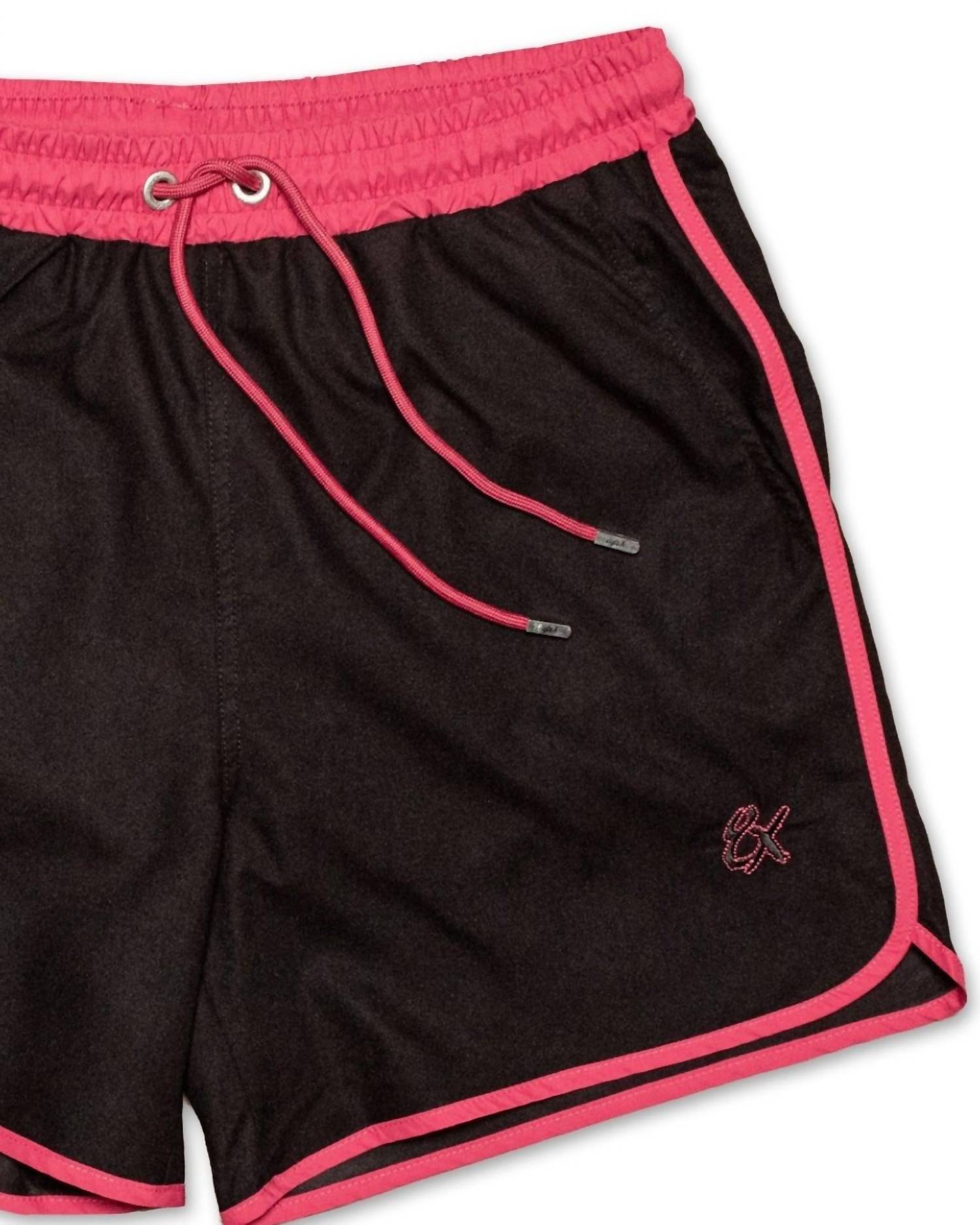 Eight X - Men's Vintage Cut Swim Trunks With Trim