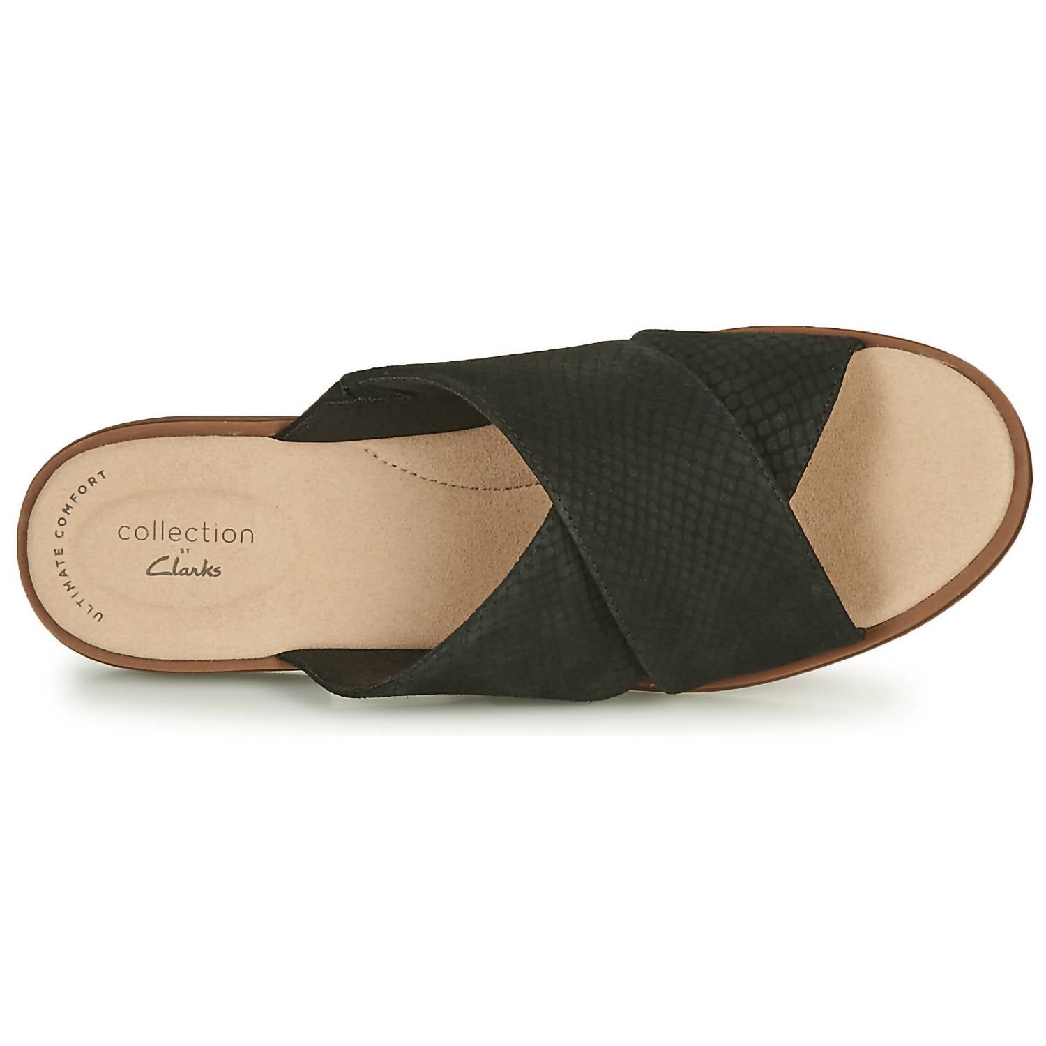 Clarks Women's Declan Ivy Sandal in black nubuck - women's sandal - view 4