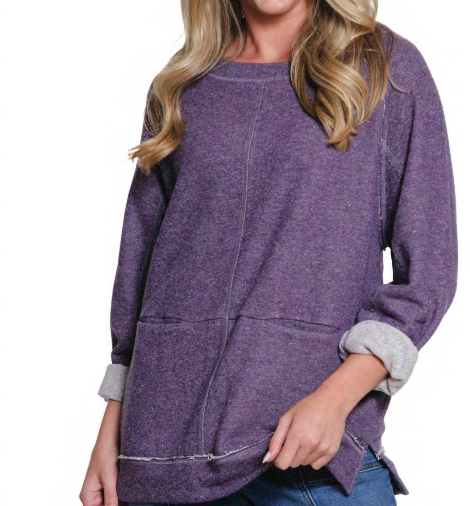 Tru Luxe - Raglan Knit Top