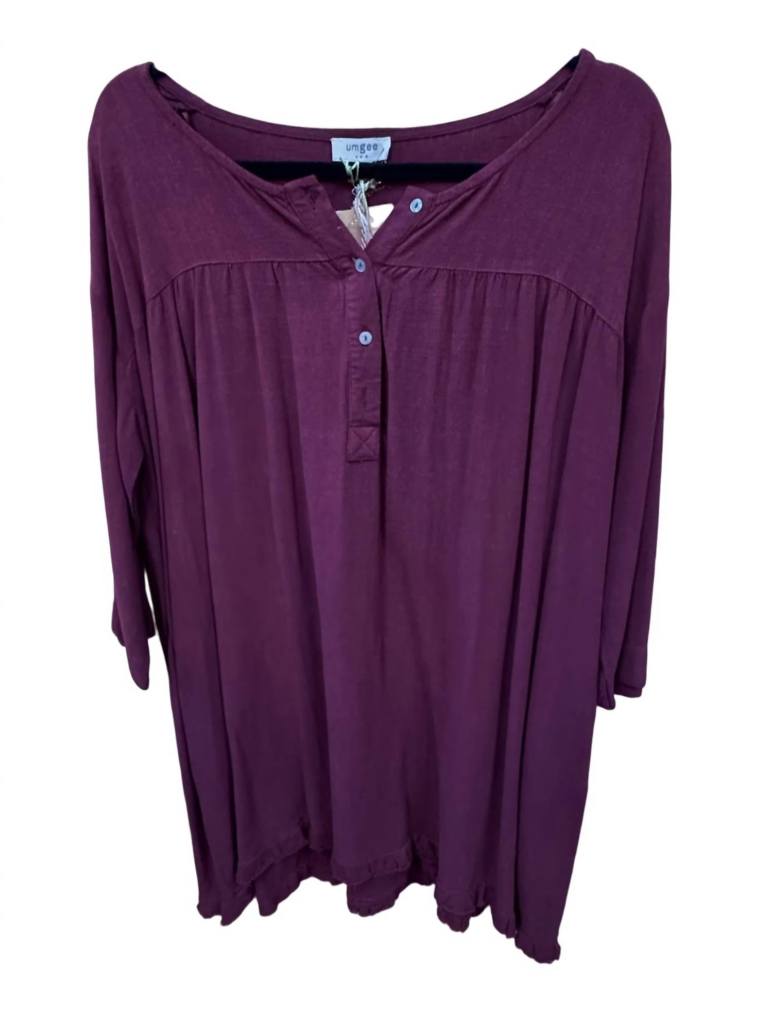 Umgee - Women's Fray Hem Dress