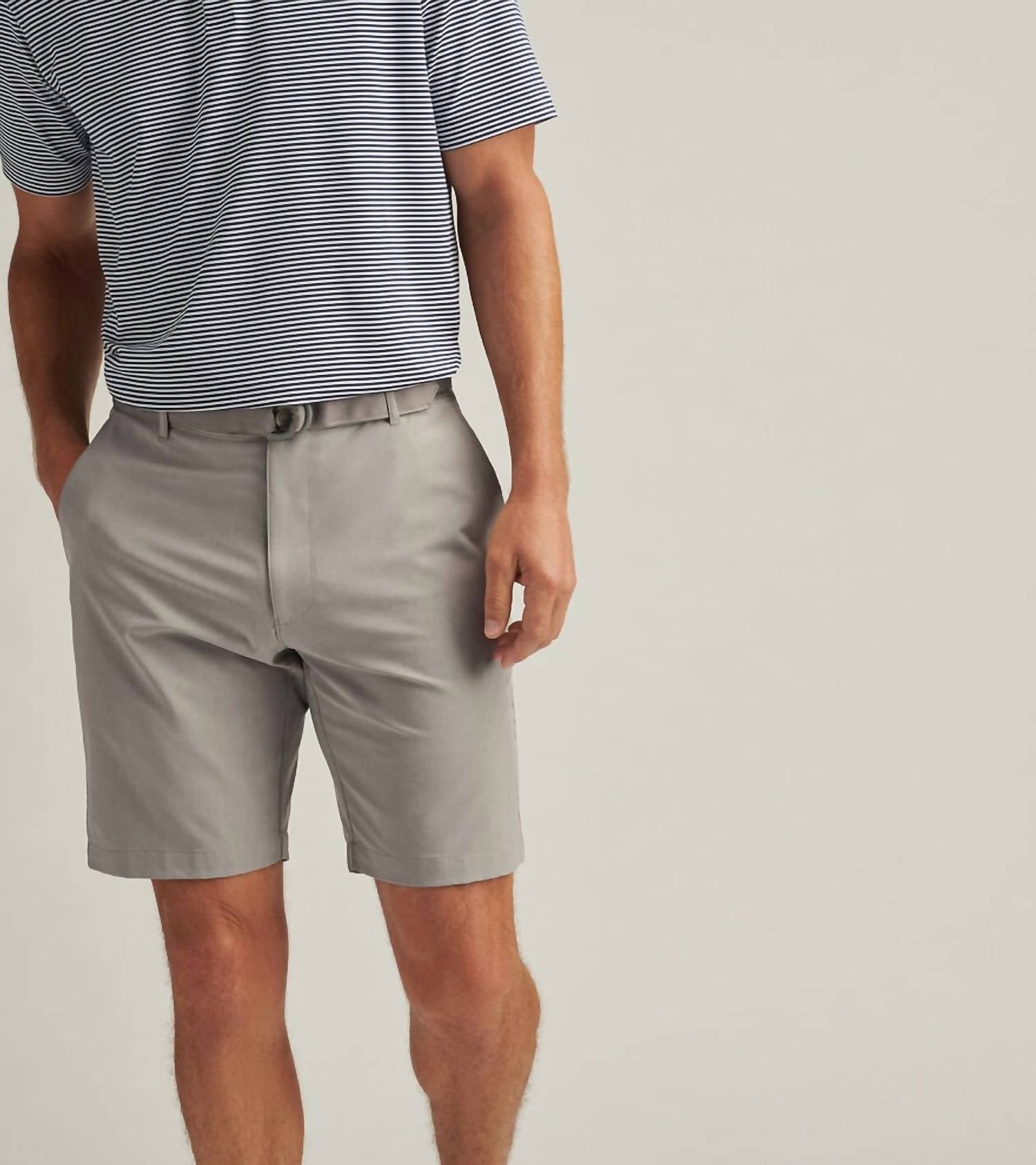 PETER MILLAR Shackleford Hybrid Short in grey - men's shorts