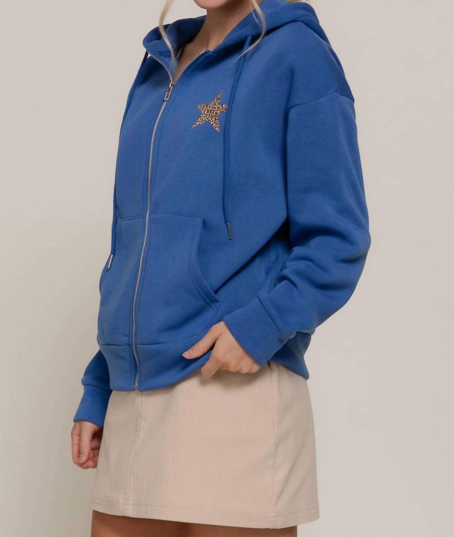 Active Usa - Long Sleeve Zip-up Hoodie Jacket