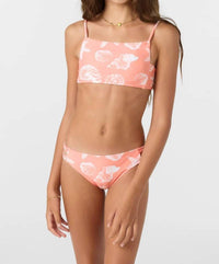 O'Neill - Girls Sandy Seashells Square Neck Top Set