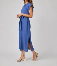 Bella Dahl - Cap Sleeve Button Front Midi Dress