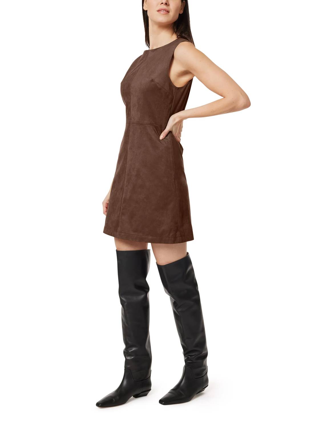 Habitual - Suede Shift Dress